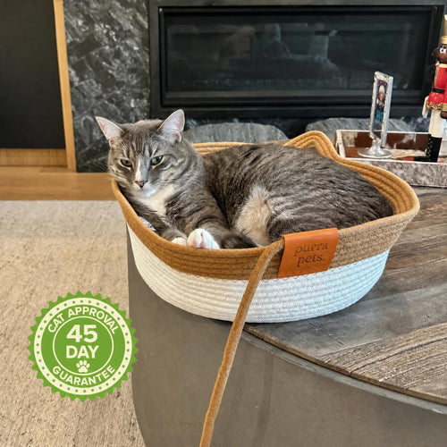 The Instinct Basket | Handwoven Cat Bed