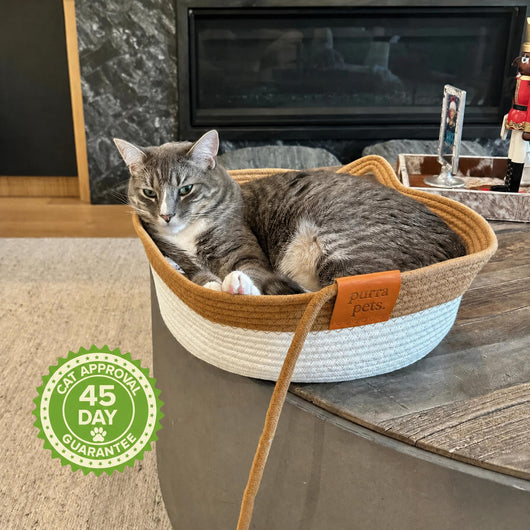 The Instinct Basket | Handwoven Cat Bed